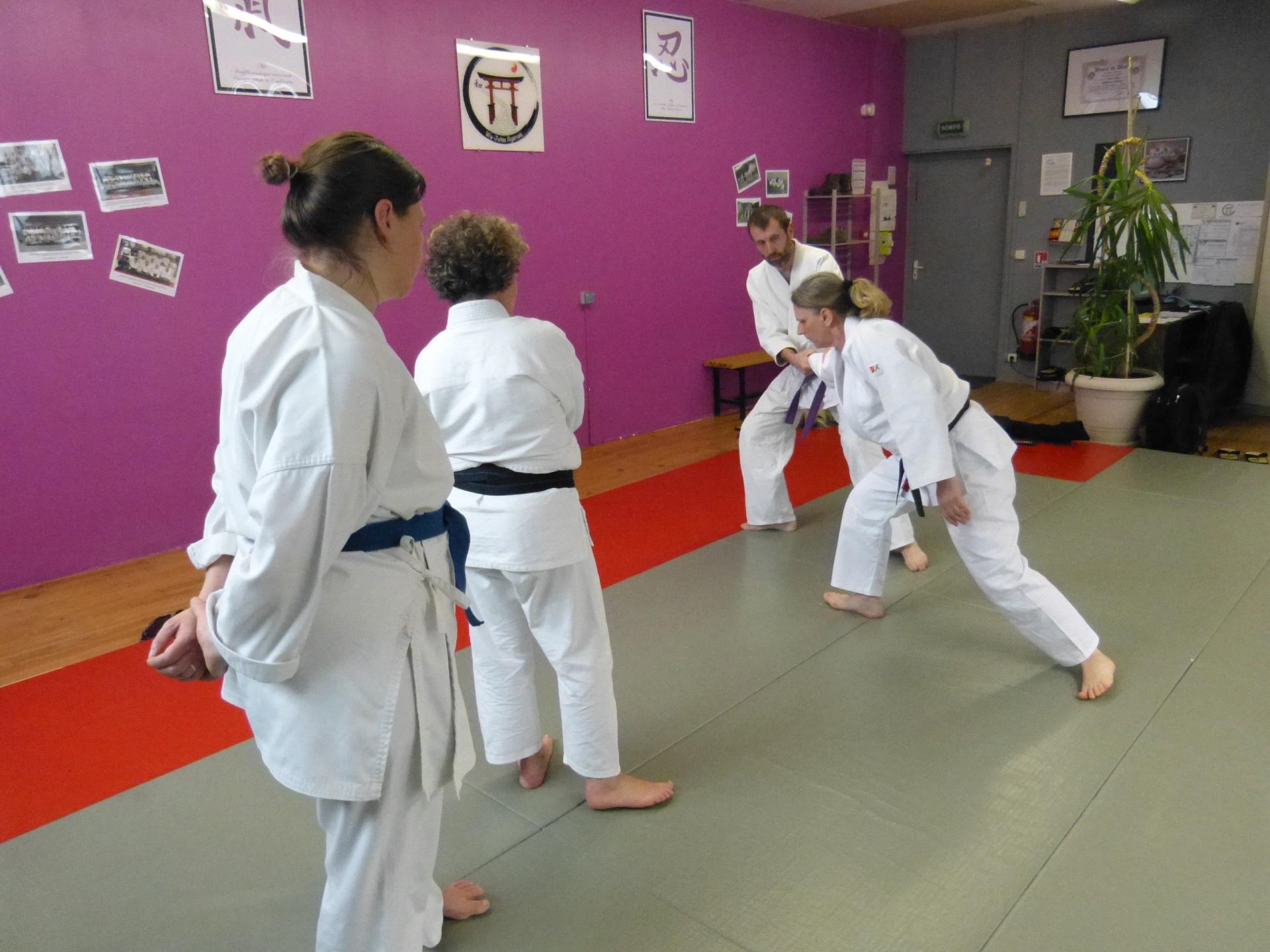 Week-end préparation examens gradés dojo Wa-Jutsu Agen mars 2019