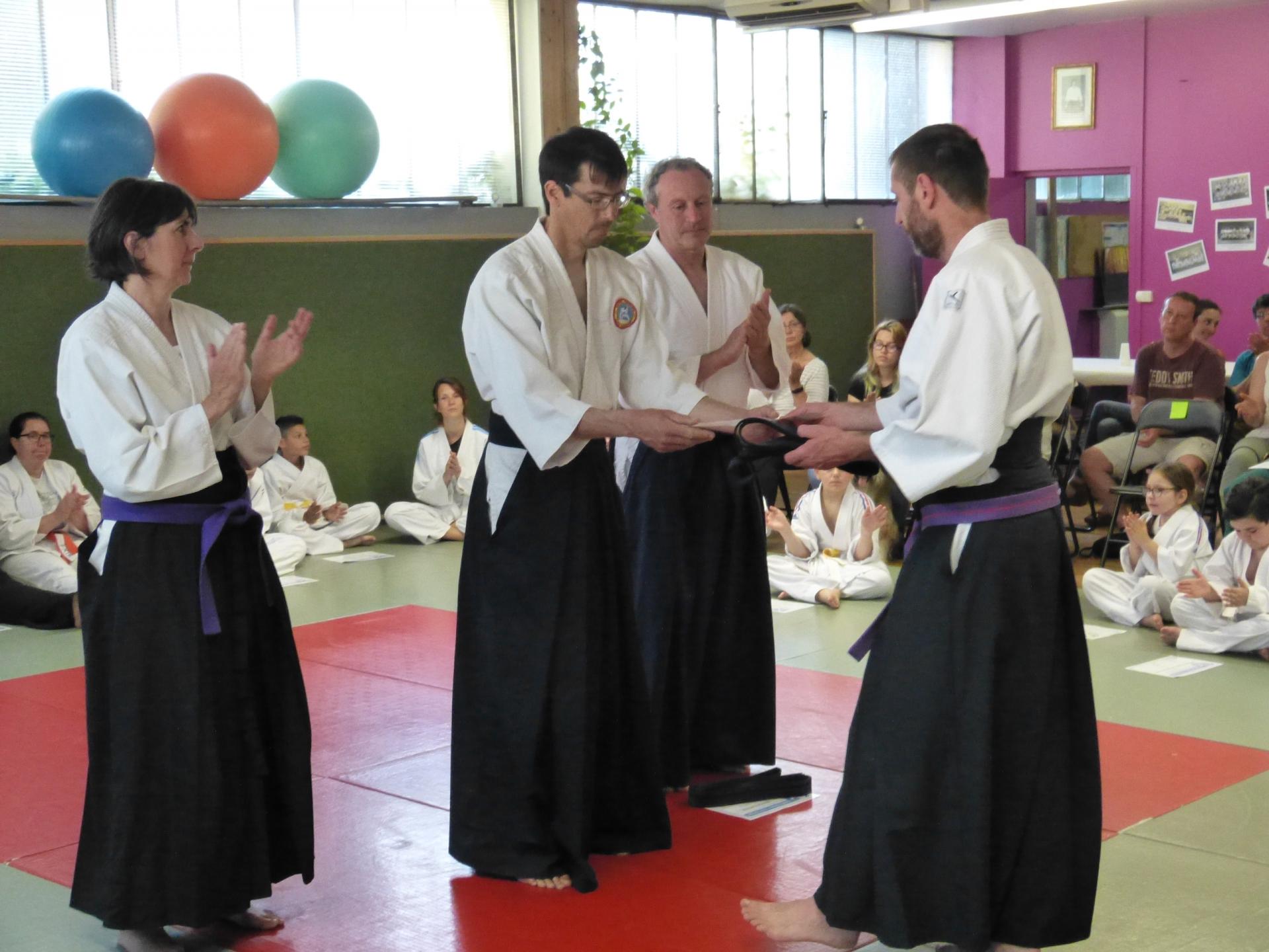 Cérémonie remise grades Wa-Jutsu Agenais 18 juin 2019