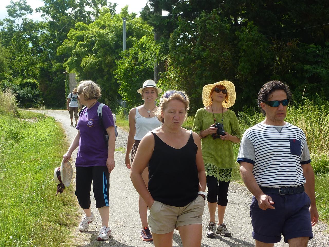 Randonnée pédestre  Wa-Jutsu Agenais et Villeneuvois 25 juin 2017 St Pierre de Clairac