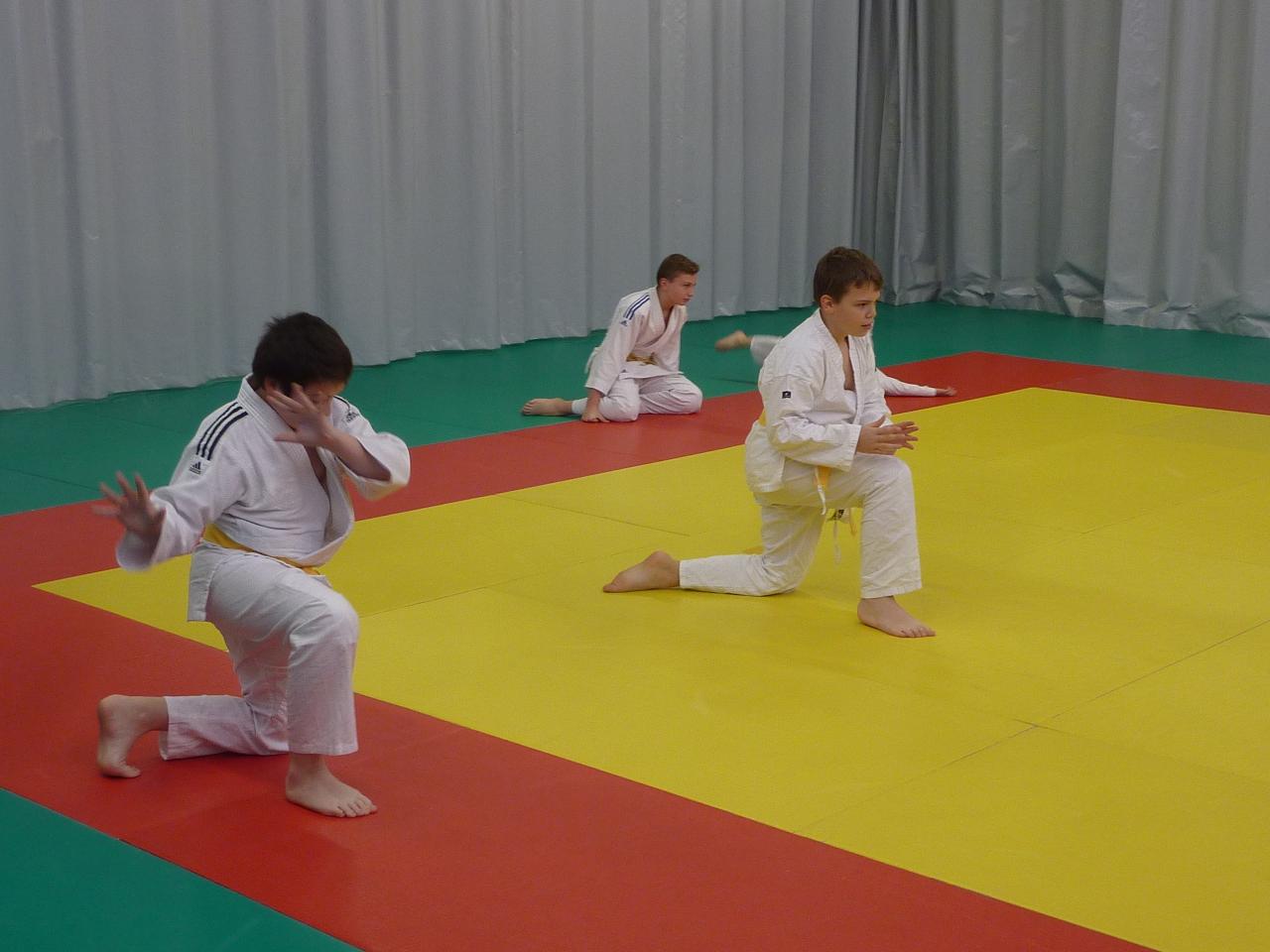 Cours  10-12 ans, roulade arrière, décembre 2017,Wa-Jutsu Villeneuvois